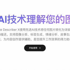 Image Describer X - 免费AI图像描述神器竟然可以让每张图片“开口说话” - 巴巴小站