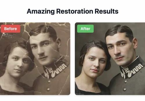 Restore Old Photos:AI在线老照片修复神器,免费无需注册 - 巴巴小站