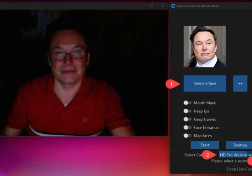 Deep-Live-Cam:免费开源的实时换脸开源AI神器,生成实时直播或视频 - 巴巴小站
