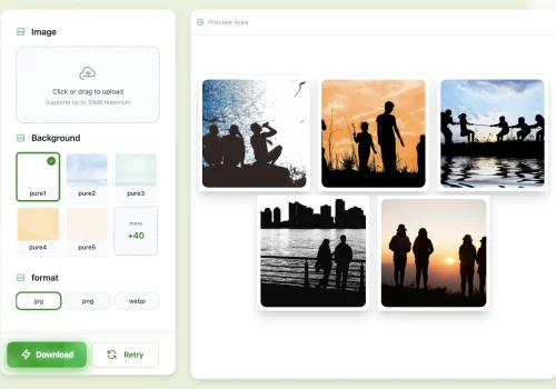 AI Silhouette Generator:免费 AI 轮廓生成器,永久免费、无隐藏费用 - 巴巴小站