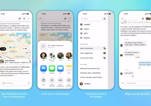 ChatGPT 新增社交群组聊天功能,台湾地区用户抢先使用! - 巴巴小站