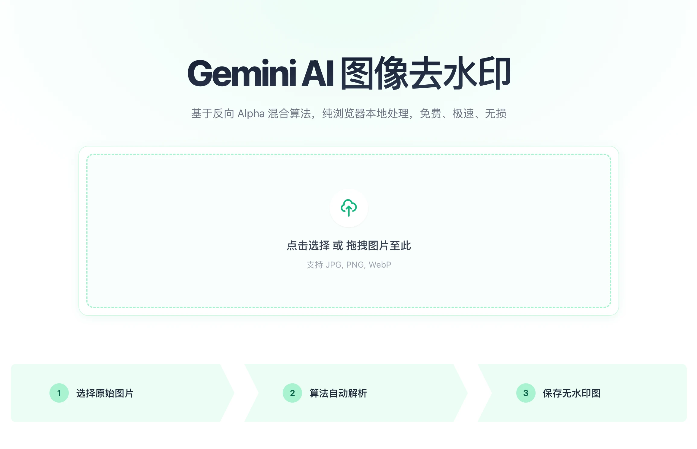 Gemini去水印开源项目：纯浏览器本地处理，免费、极速、无损 - 巴巴小站
