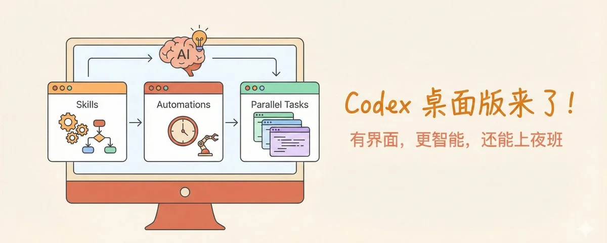 OpenAI 发布新的 Codex 桌面版,我现在不骂 Codex 难用了