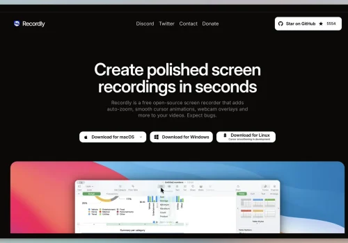 最贵缩放录屏软件Screen Studio,核心功能被Recordly复刻,完全免费开源 - 巴巴小站