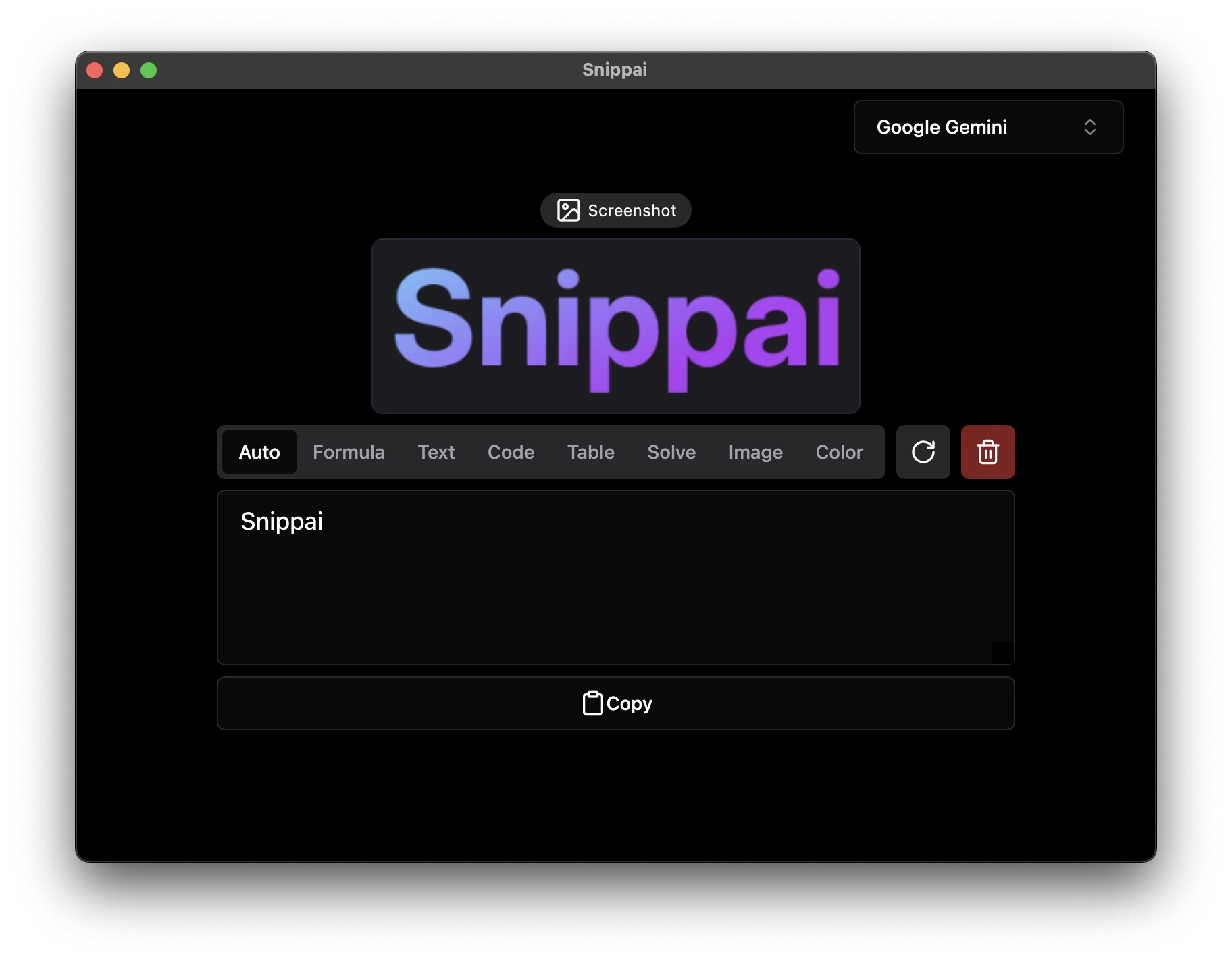 Snippai 截图工具实测:公式转 LaTeX、表格转 Markdown 并支持解题 - 巴巴小站