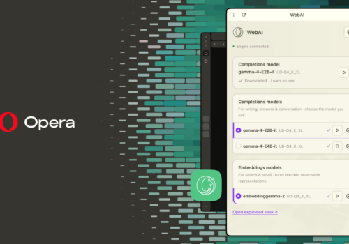 Opera 推出 WebAI：浏览器里直接跑本地 AI 模型，Gemma 与苹果端侧模型上阵、数据不出本机 - 巴巴小站
